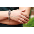 Luxus Schädel Armband, Edelstahl Armband Lieferanten, handgemachtes Armband
